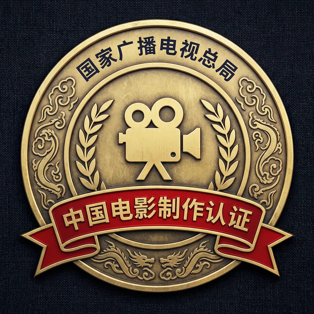 茄子视频影视制作许可证徽章-国家广播电视总局颁发